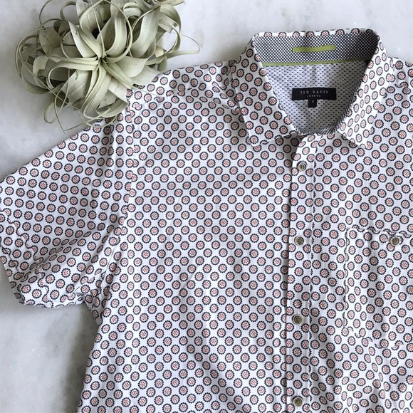 Ted Baker London Other - Ted Baker London Cotton Printed Button Down Shirt